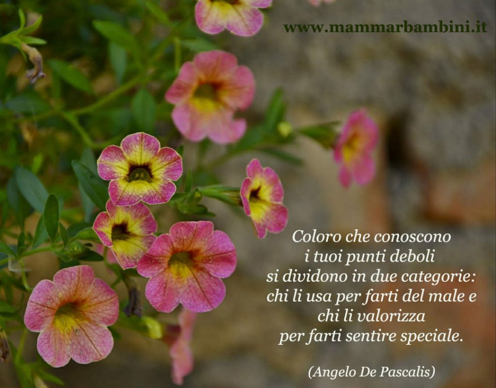Frase del giorno 6 luglio sui difetti - Mamma e Bambini