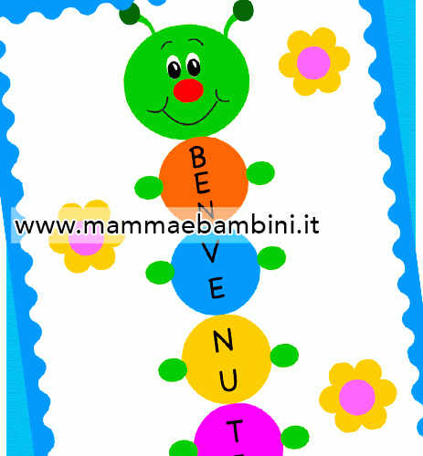 Come Realizzare Cartellone Di Benvenuto Mamma E Bambini