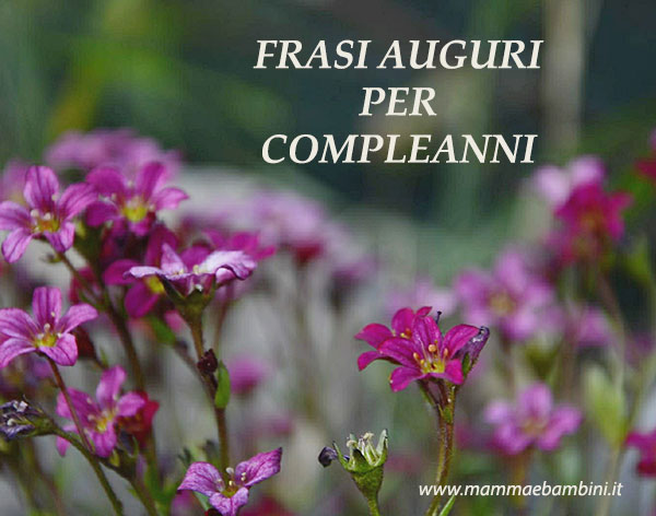 FRASI COMPLEANNI