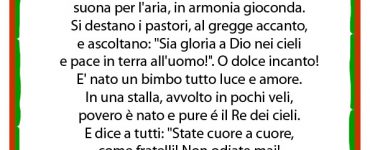 Poesia E nato Gesù