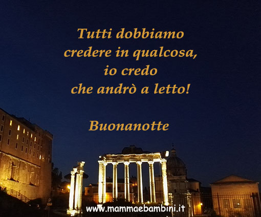 Frase del giorno 14.11 buonanotte