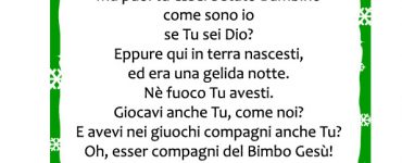 poesia natale A Gesù Bambino