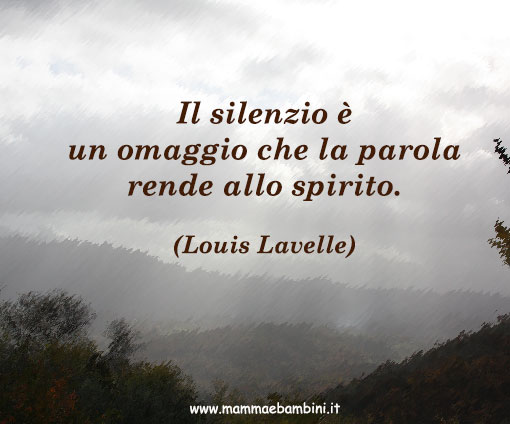 Frase del giorno 23.01 silenzio