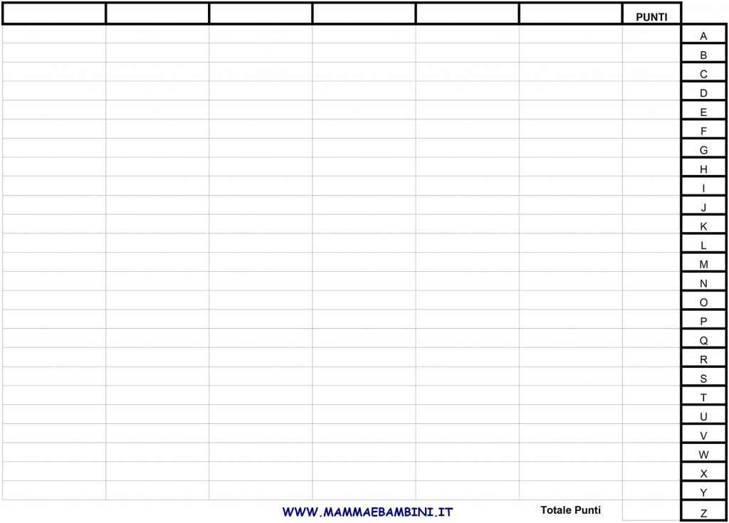 Piante e Fiori schema vuoto