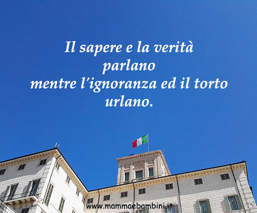 frase parlare urlare