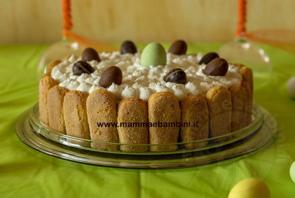 Idea decorazione torta tiramisu' 2 torta tiramisu per pasqua