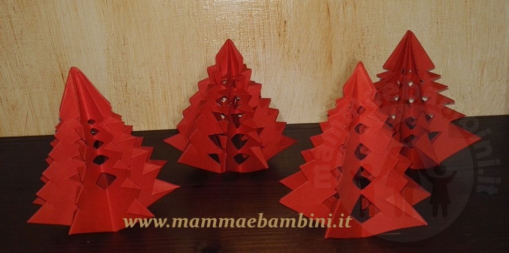 Lavoretti albero di Natale di carta 1 decorazioni albero natale di carta 28