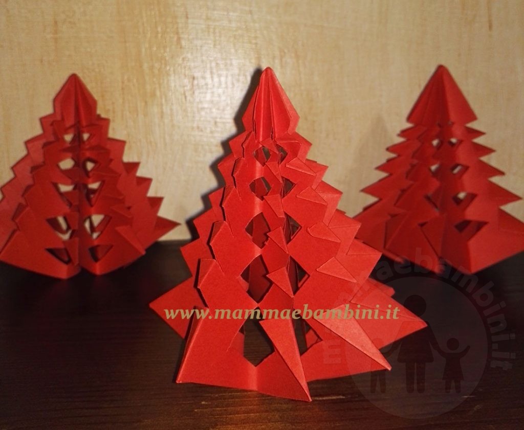 Lavoretti albero di Natale di carta 2 decorazioni albero natale di carta 29