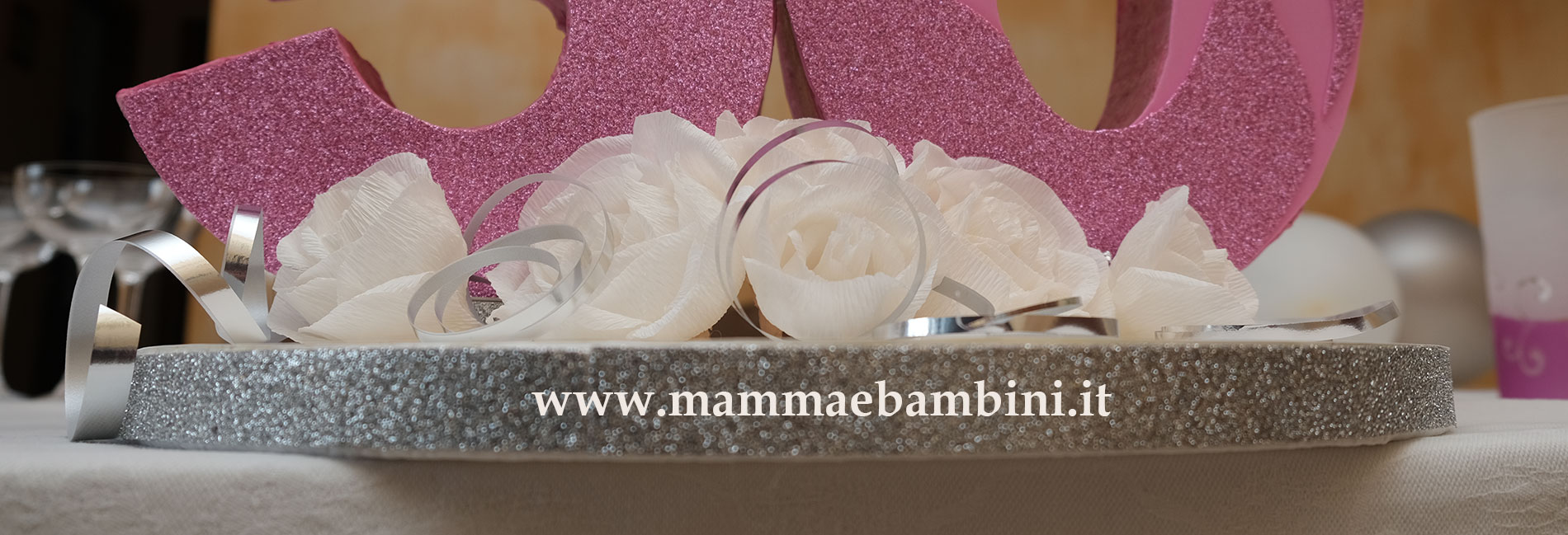 Centrotavola Per 50 Anni Di Matrimonio Centrotavola festa 50 anni fai da te - Mamma e Bambini