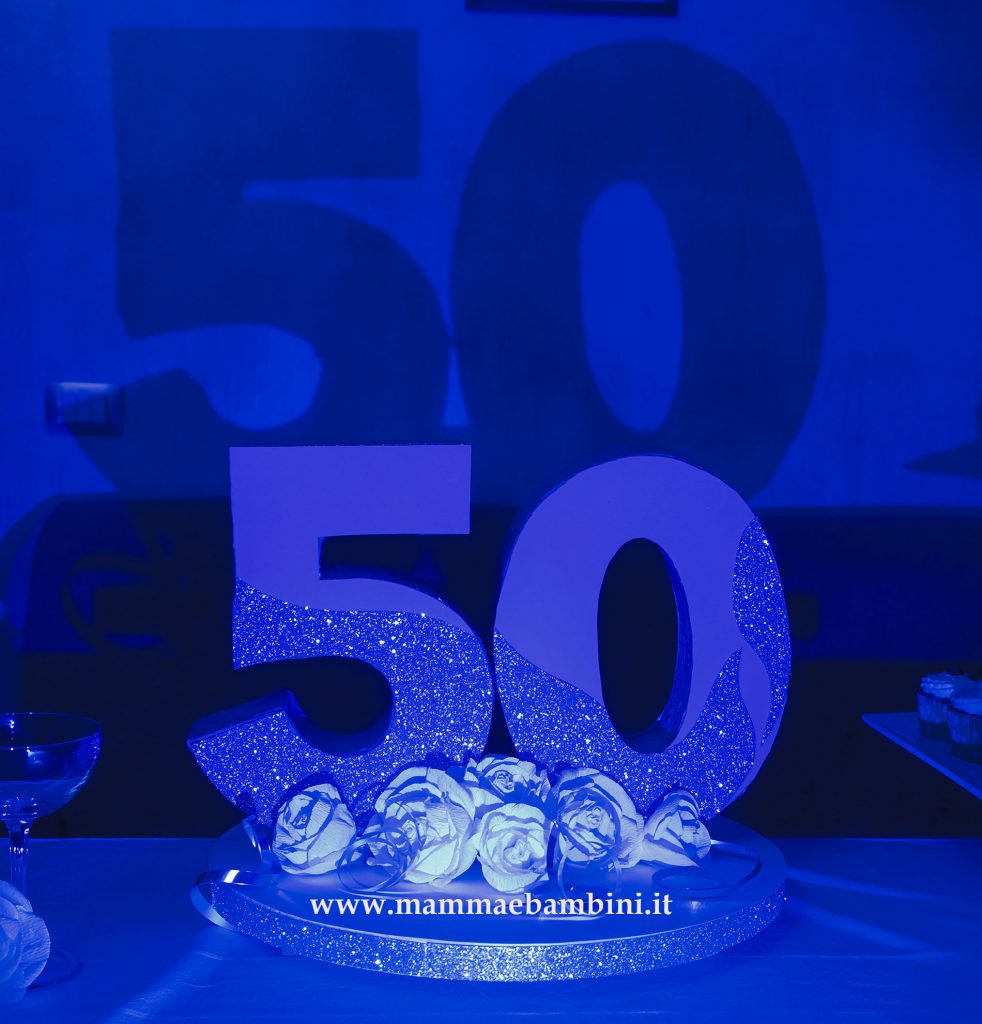 Centrotavola festa 50 anni fai da te 6 centrotavola 50 anni fai da te