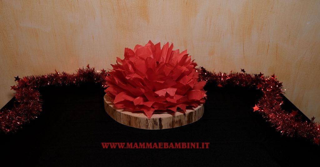 Centrotavola natalizio fai-da-te 3 centrotavola con base in legno