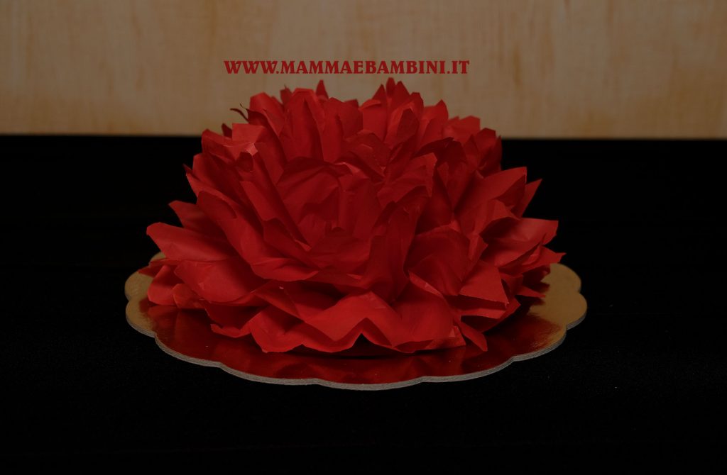 Centrotavola natalizio fai-da-te 1 centrotavola natalizio rosso