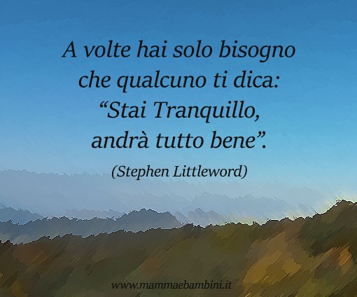 frase andra tutto bene