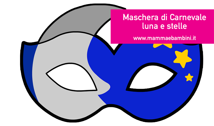 maschera carnevale luna