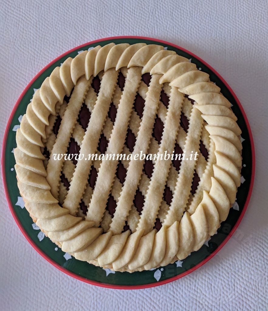 crostata con nutelle