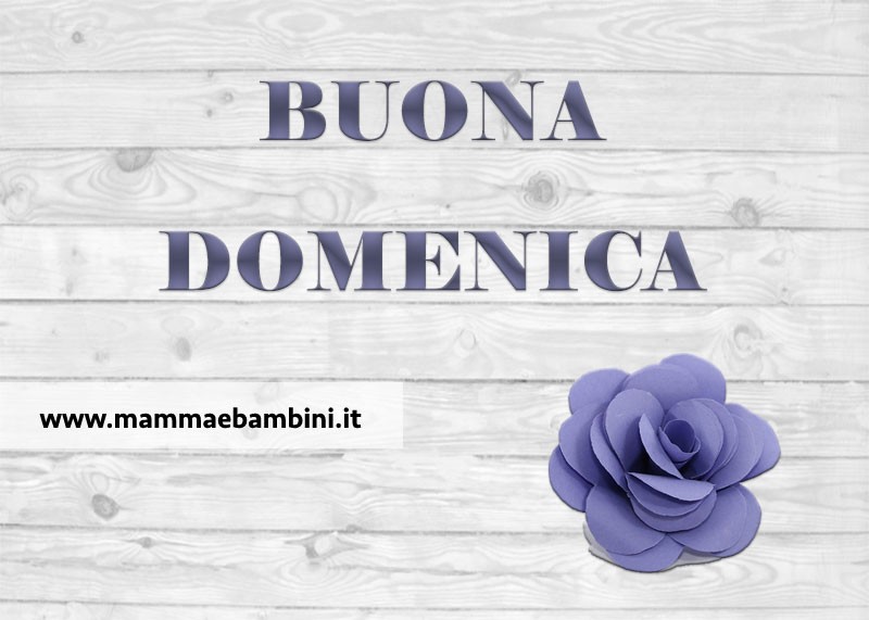 Scritta Buona Domenica in cartoline 2 Buona domenica classico