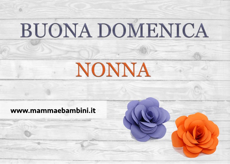 Scritta Buona Domenica in cartoline 3 Buona domenica nonna