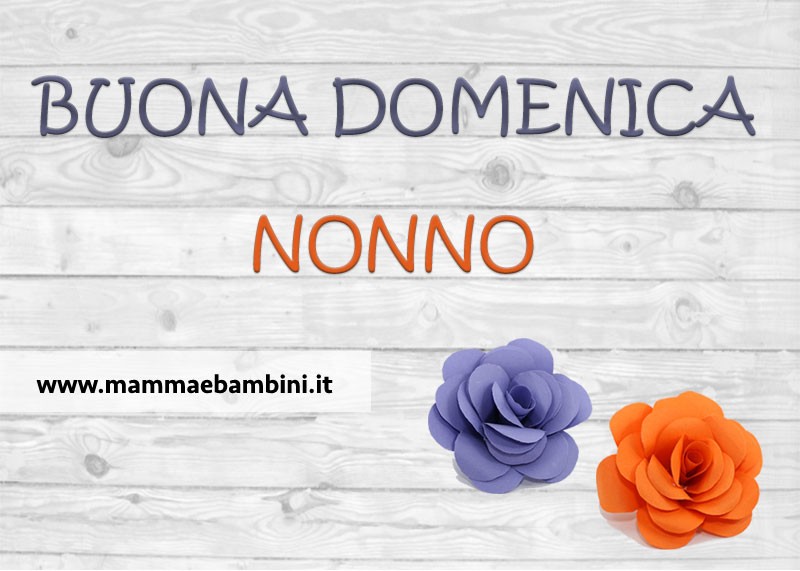 Scritta Buona Domenica in cartoline 4 Buona domenica nonno