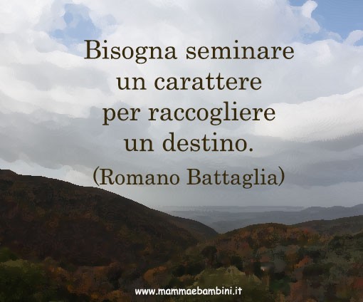 frase carattere