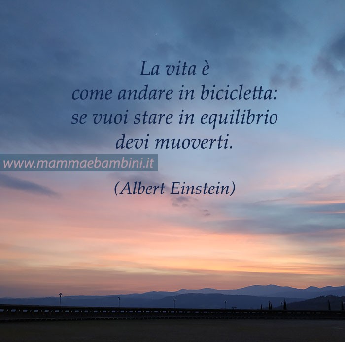 Frase del giorno 05.05 vita 2 FRASE VITA BICICLETTA