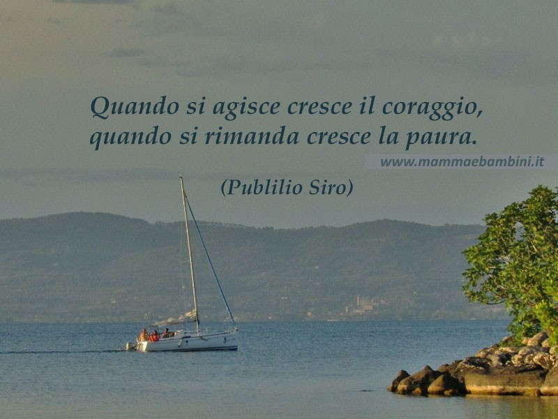 frase coraggio