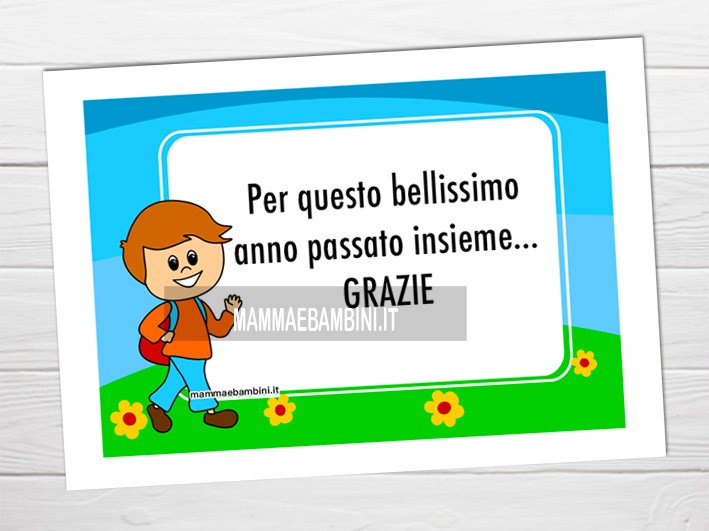 frase fine anno scuola