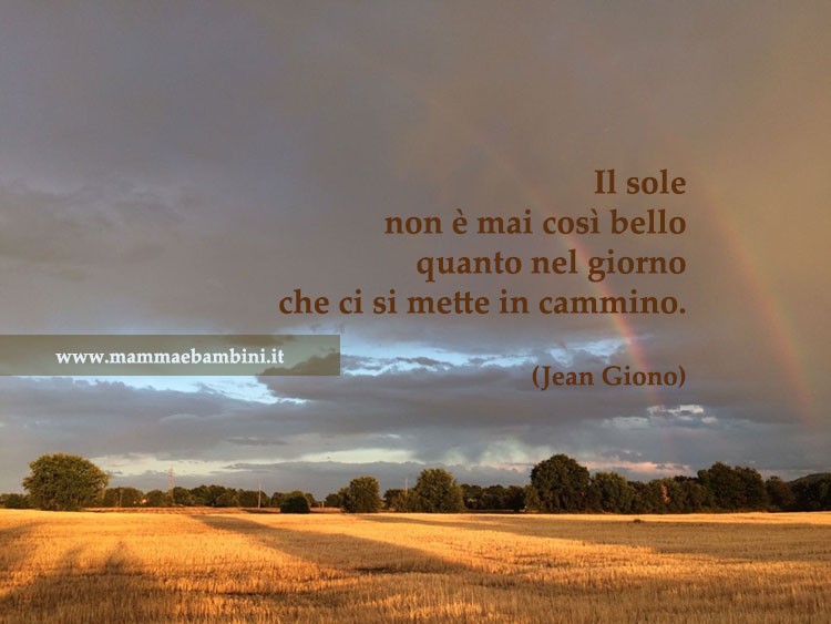 Frase del giorno 10.05 sole Mamma e Bambini