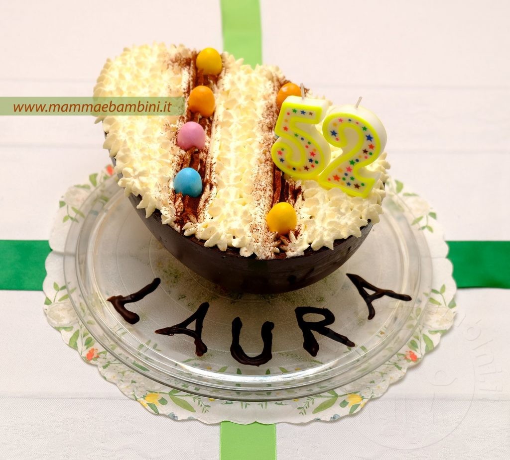 Torta compleanno tiramisu' nell'uovo di Pasqua 2 torta compleanno tiramisu uovo pasqua