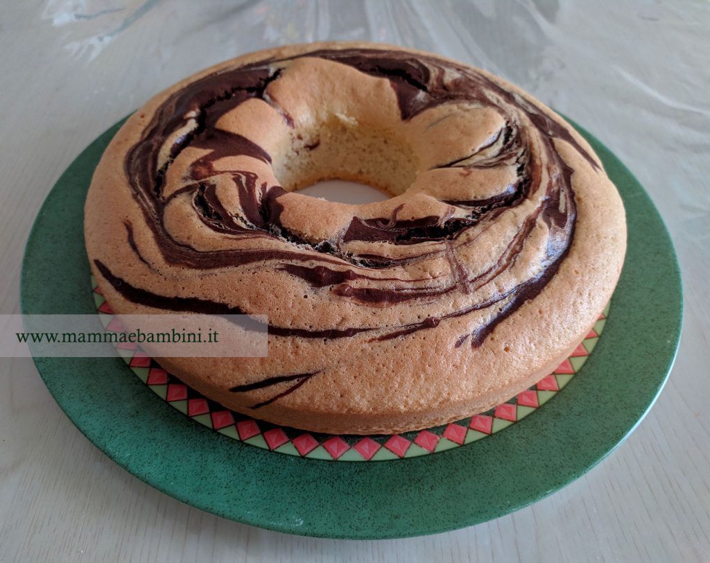 Ricetta ciambellone bicolore 1 ciambellone bicolore ricetta