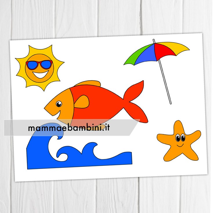 Estate disegni a tema per bambini 1 estate disegni