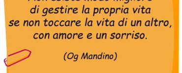 frase gestire vita