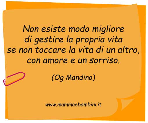 frase gestire vita