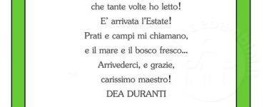 poesia fine anno scolastico