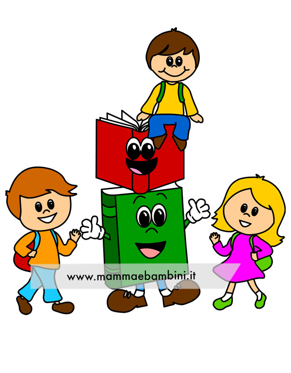 Scuola disegni da stampare per bambini 1 bambini libri