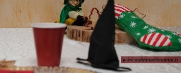 decorazioni befana a tavola