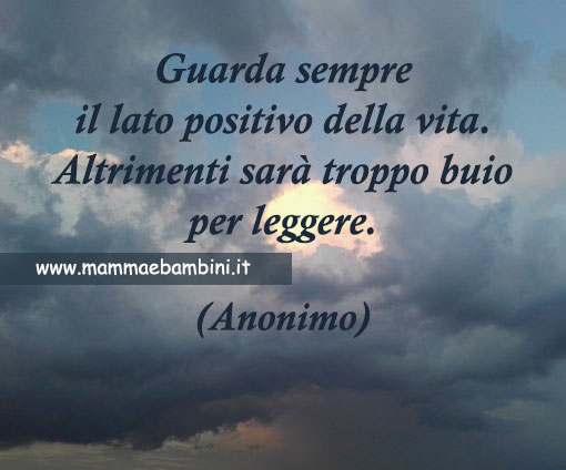 frase essere positivo