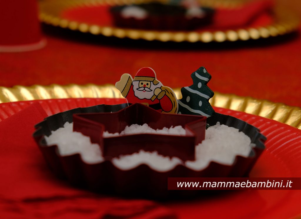 Apparecchiare a Natale con fantasia e .... formine per dolci! 2 addobbi tavola natale facili