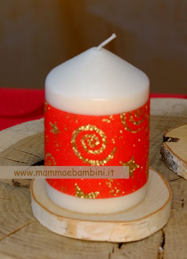 candele rivestite natale