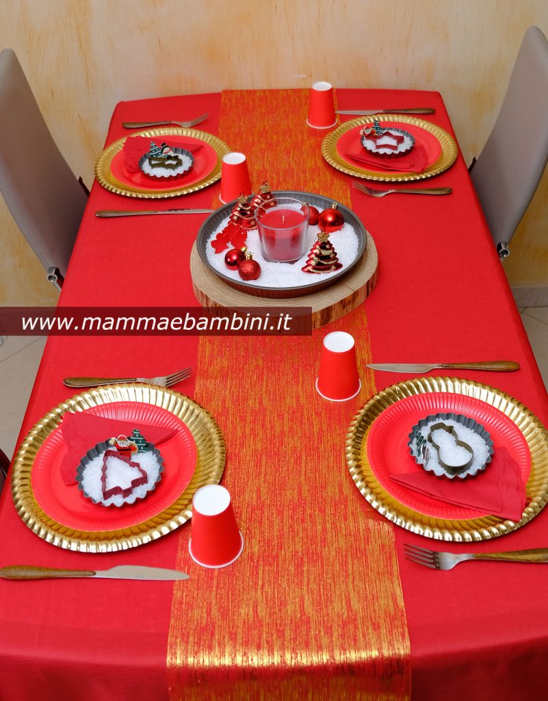 Apparecchiare a Natale con fantasia e .... formine per dolci! 9 come apparecchiare natale