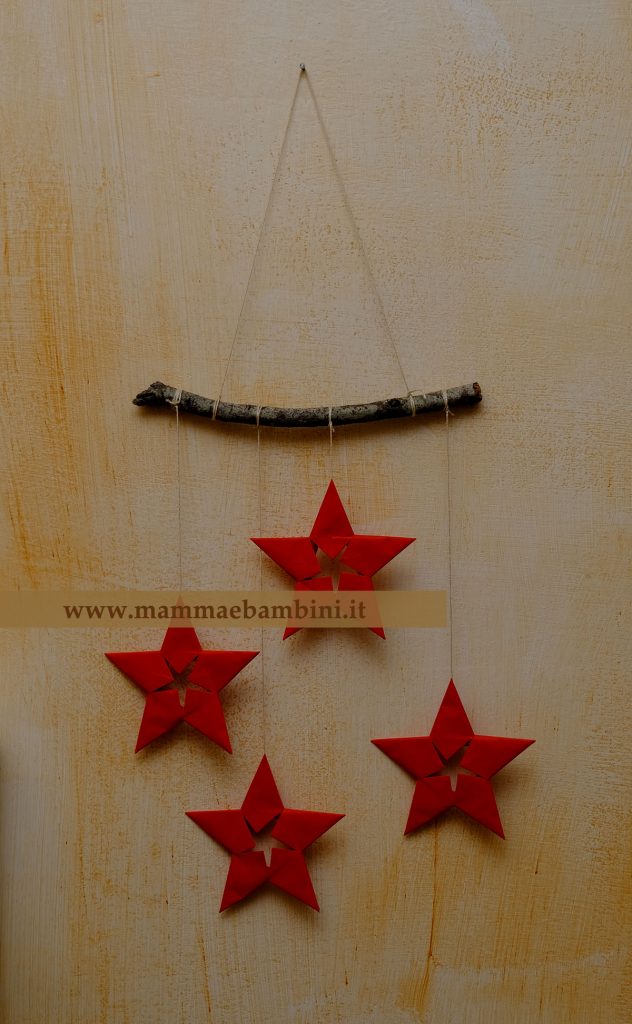 Addobbi natalizi fai da te da appendere 3 decorazioni natalizie con stelle