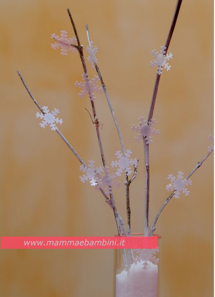 Addobbi per Natale con fiocchi di neve 3 decorazioni natalizie fai da te