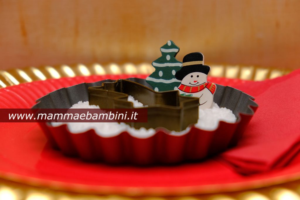 Apparecchiare a Natale con fantasia e .... formine per dolci! 5 decorazioni piatto natale
