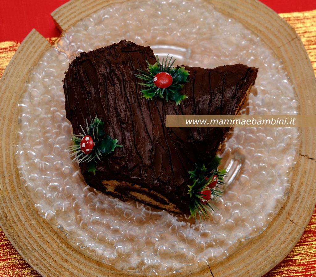 dolce tronchetto di natale cioccolato