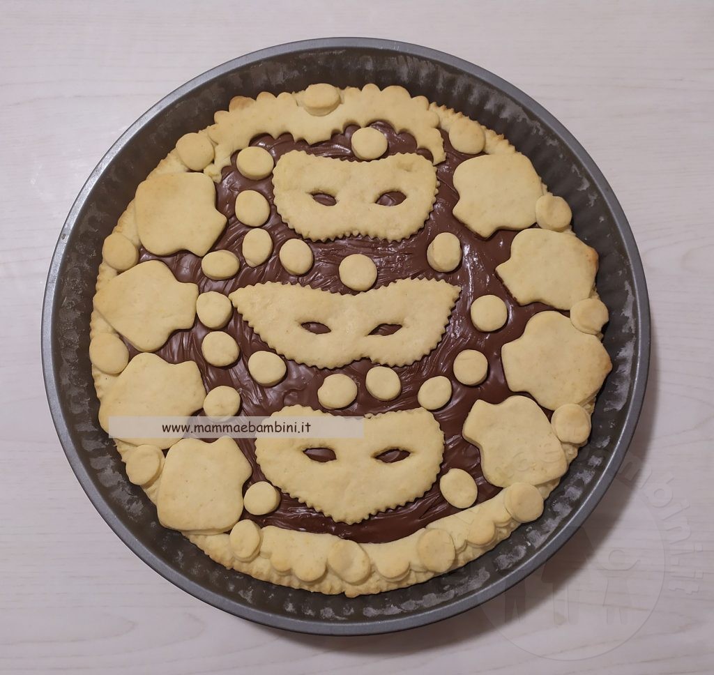 crostata carnevale nutella