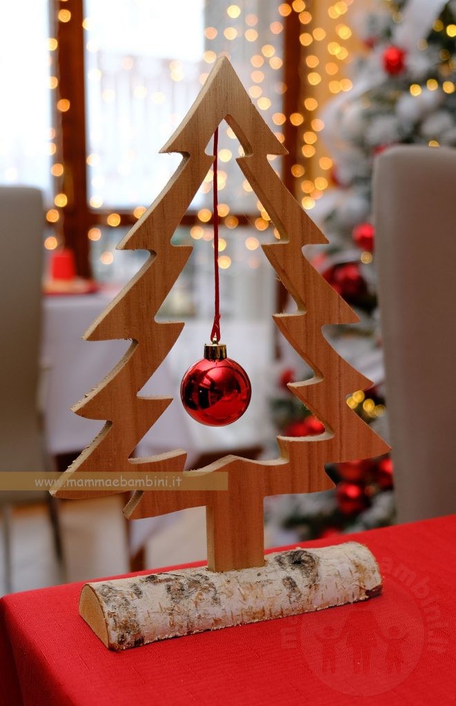 decorazioni tavola natale albero