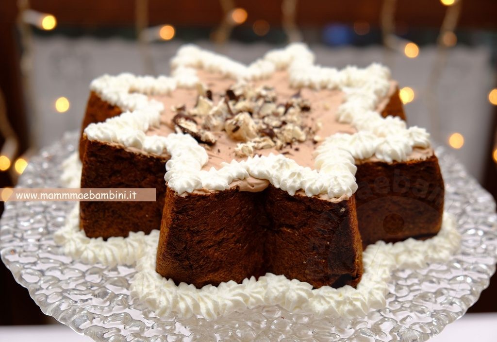 Pandoro farcito e decorato come una torta 4 pandoro farcito