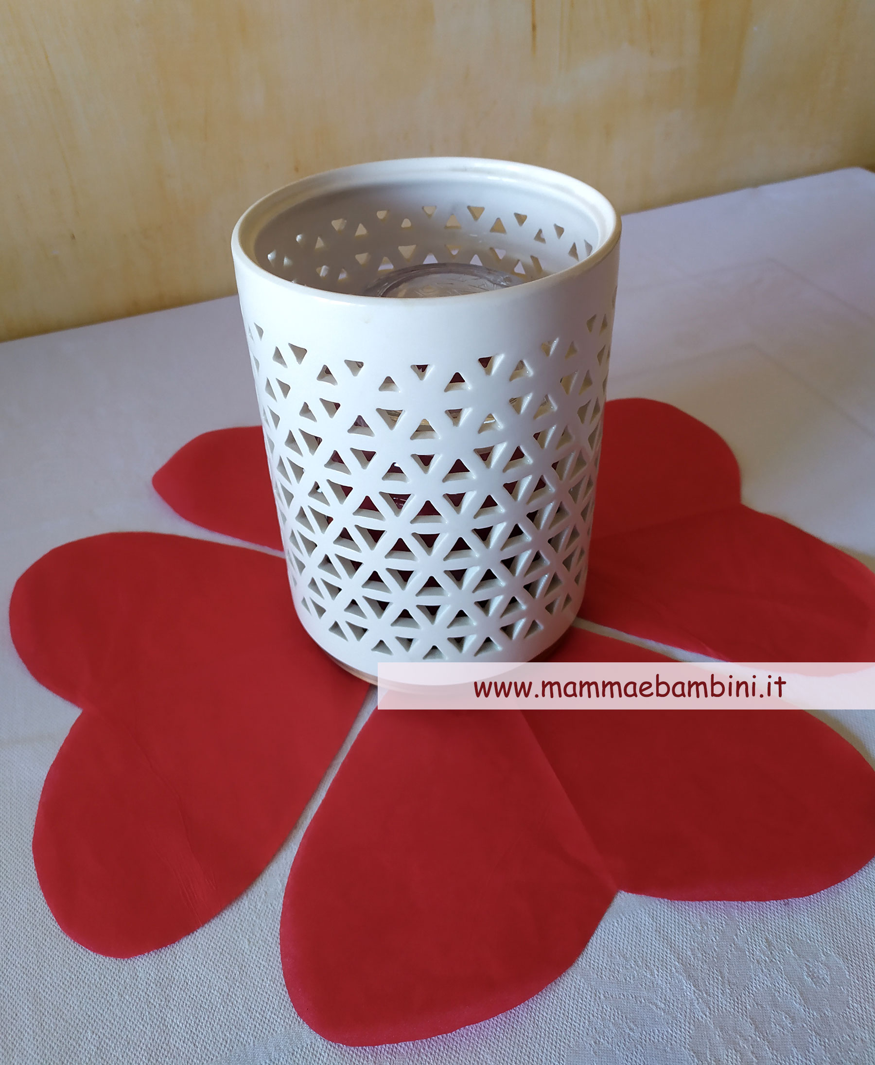 JULMELON Decorazioni Tavola San Valentino, 8 Pezzi Centrotavola 3D A Nido D'Ape, A Forma Di Cuore, Cupido E Orsetto
