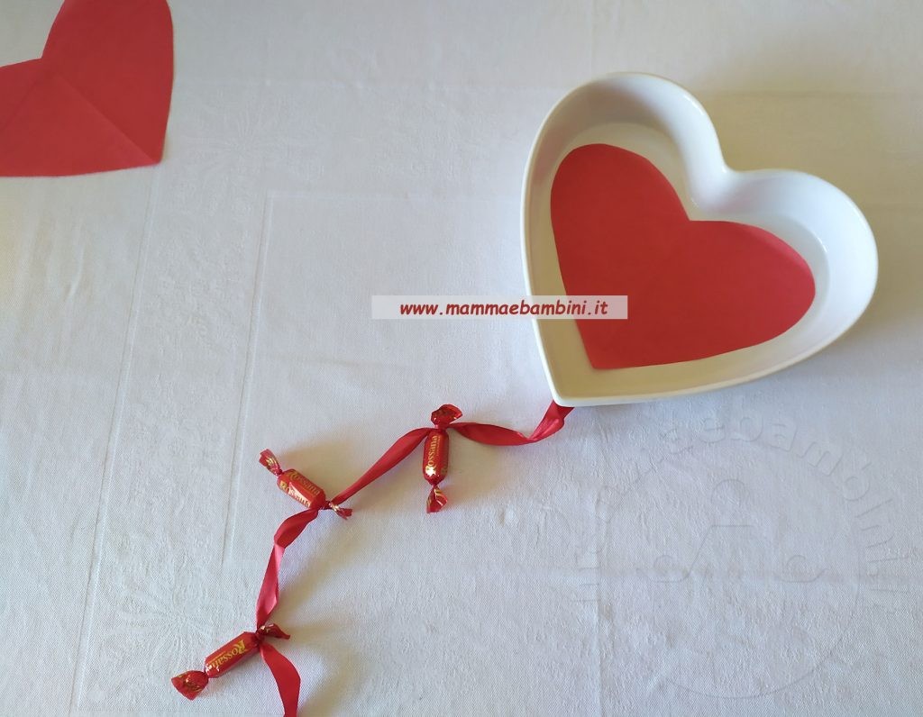 Decorazioni centrotavola per San Valentino 2 centrotavola san valentino cuore