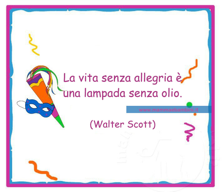 3 Cartoline con frasi sull'allegria 1 frase allegria
