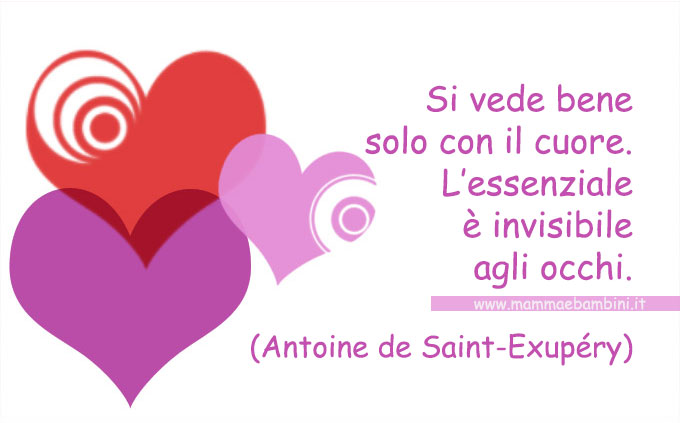 4 cartoline con frasi sull'amore 3 frase cuore
